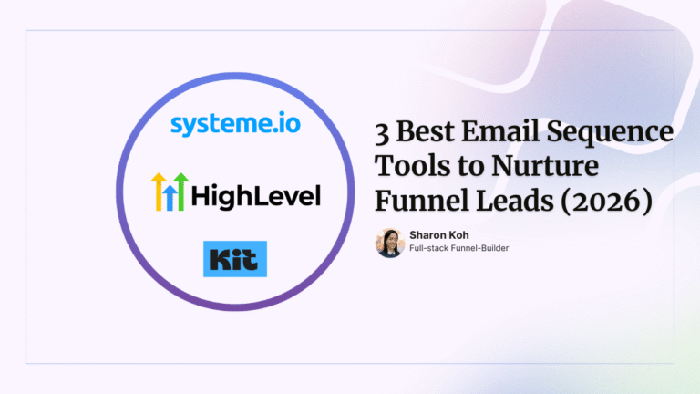 Best email sequence tools for nurturing funnel leads in 2026, ranked for coaches and online businesses